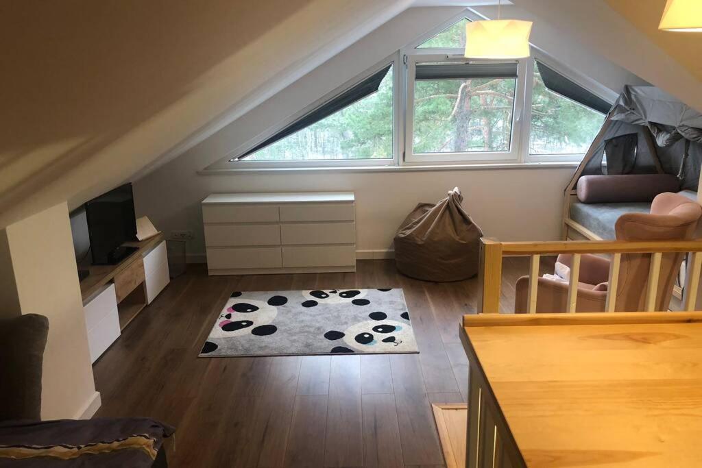 Apartamento Dwupoziomowy Apartament Nad Jeziorem W Lesie Augustów Exterior foto